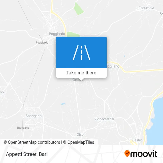Appetti Street map