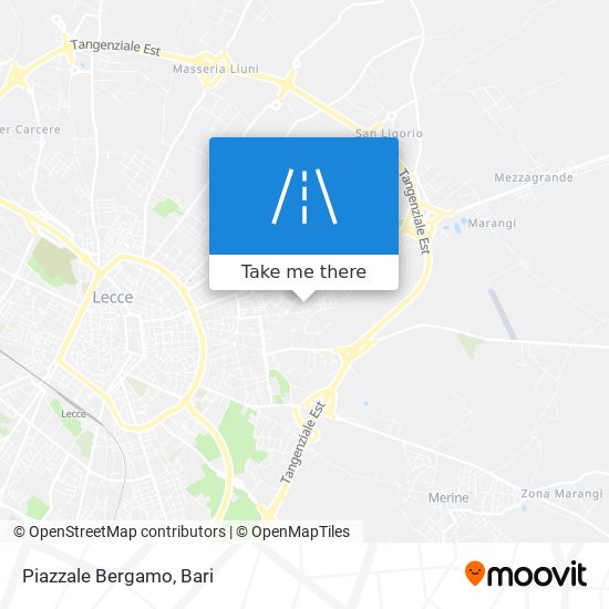 Piazzale Bergamo map