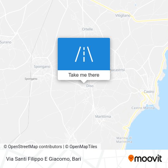 Via Santi Filippo E Giacomo map