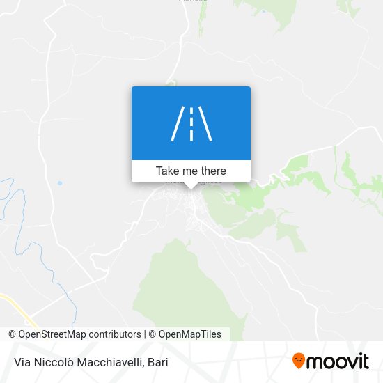 Via Niccolò Macchiavelli map