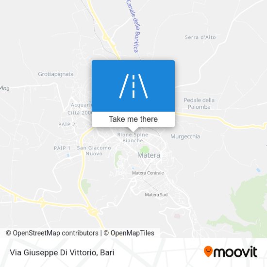 Via Giuseppe Di Vittorio map