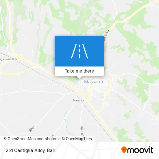 3rd Castiglia Alley map