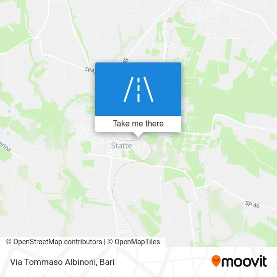 Tommaso Albinoni Street map