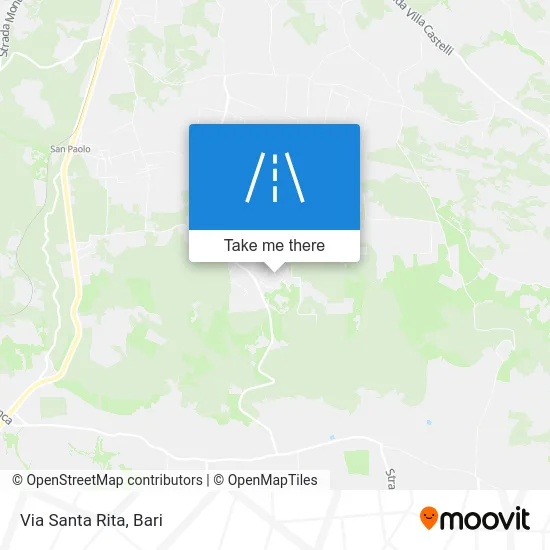 Via Santa Rita map