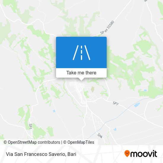 Via San Francesco Saverio map