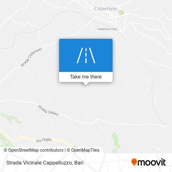 Strada Vicinale Cappelluzzo map