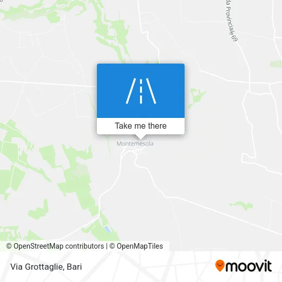 Via Grottaglie map