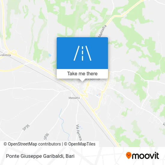 Ponte Giuseppe Garibaldi map