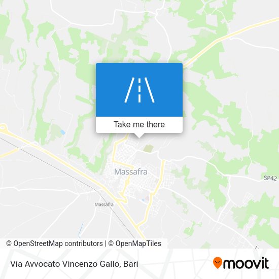 Via Avvocato Vincenzo Gallo map