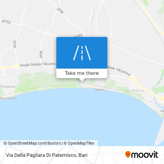 Via Della Pagliara Di Patemisco map