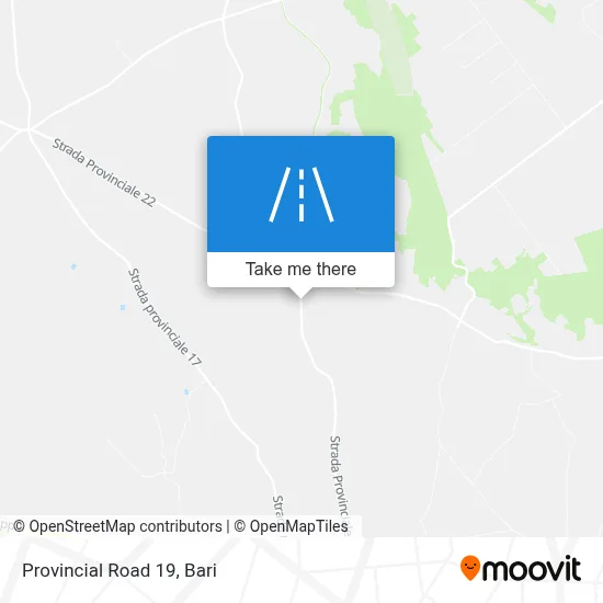 Provincial Road 19 map