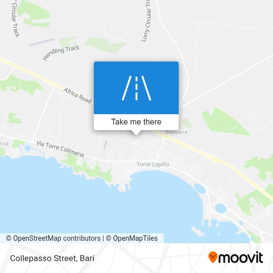 Collepasso Street map