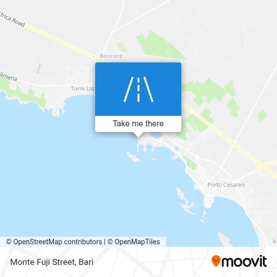 Monte Fuji Street map