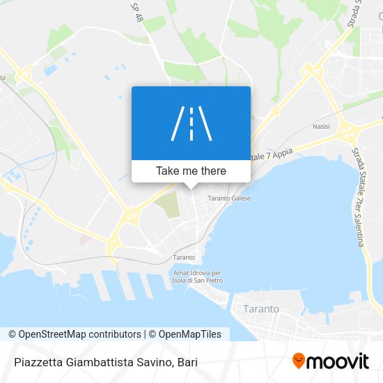 Piazzetta Giambattista Savino map