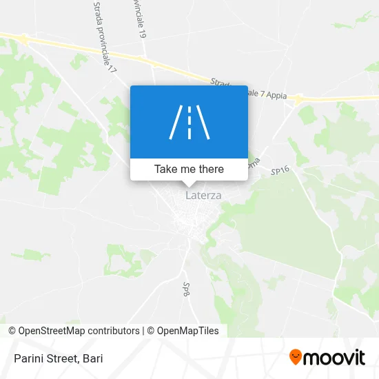 Parini Street map