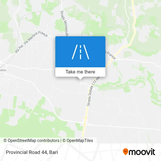 Provincial Road 44 map