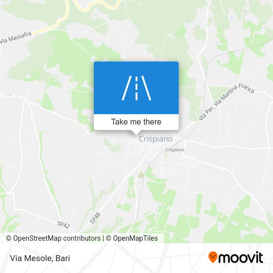 Via Mesole map