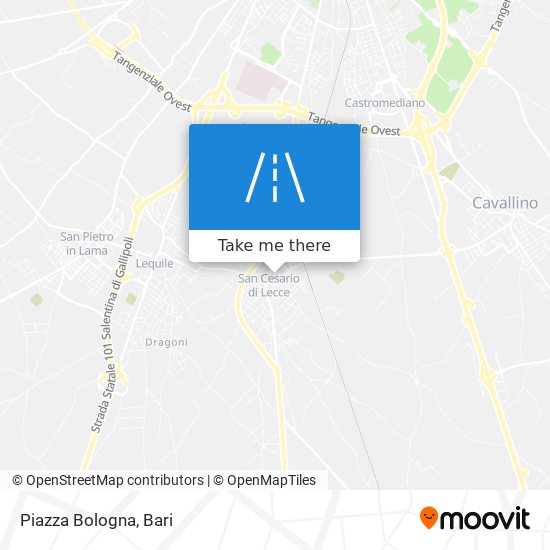 Piazza Bologna map