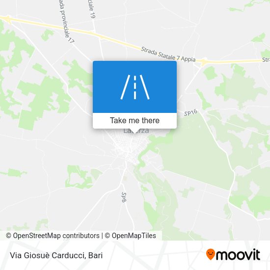 Via Giosuè Carducci map