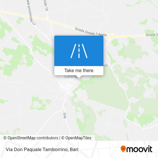 Via Don Paquale Tamborrino map