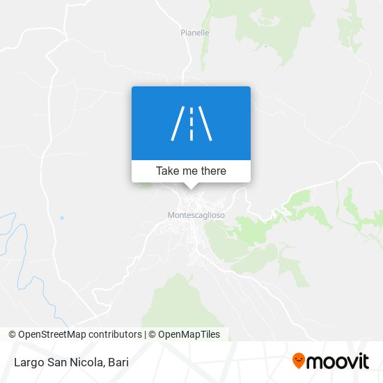 Largo San Nicola map