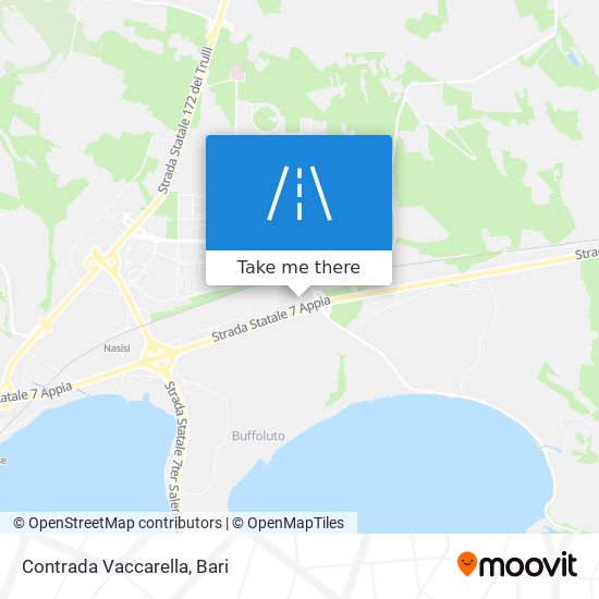 Contrada Vaccarella map