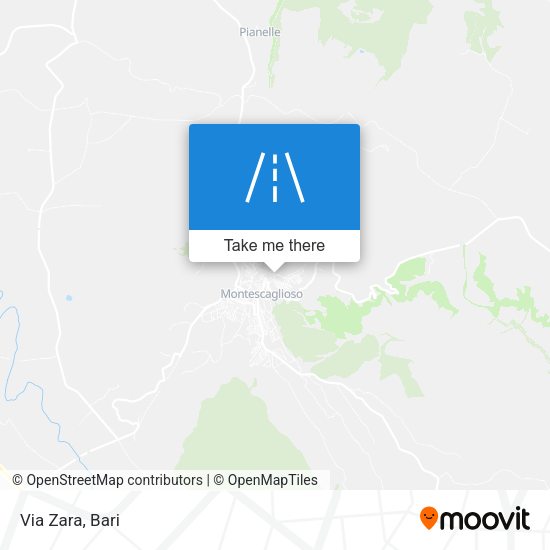 Via Zara map