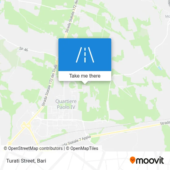 Turati Street map