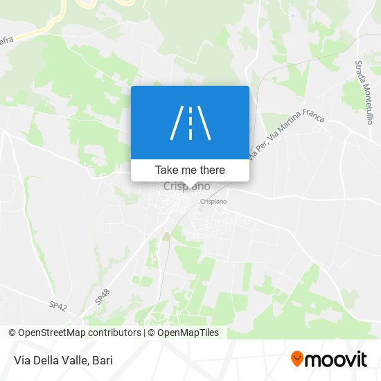 Via Della Valle map