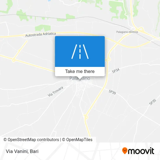 Via Vanini map