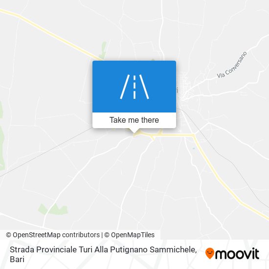 Strada Provinciale Turi Alla Putignano Sammichele map