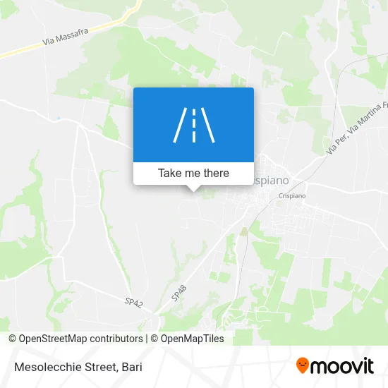 Mesolecchie Street map