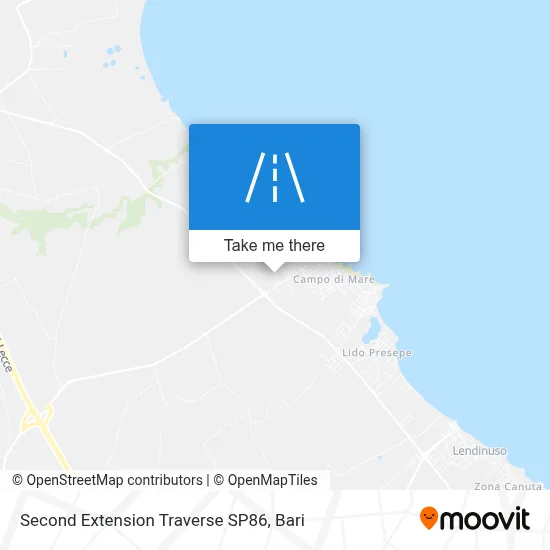 Second Extension Traverse SP86 map