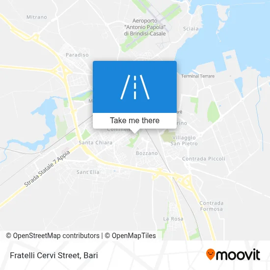 Fratelli Cervi Street map