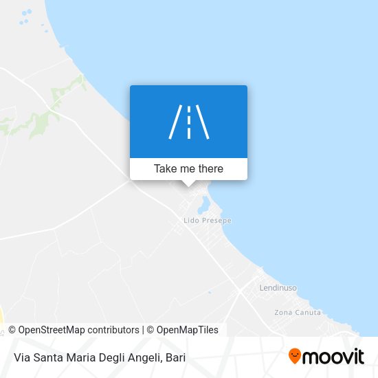 Via Santa Maria Degli Angeli map