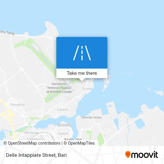 Delle Intappiate Street map