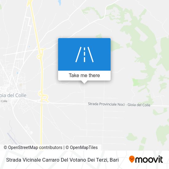 Strada Vicinale Carraro Del Votano Dei Terzi map