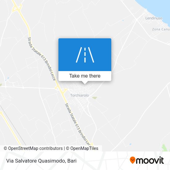 Via Salvatore Quasimodo map