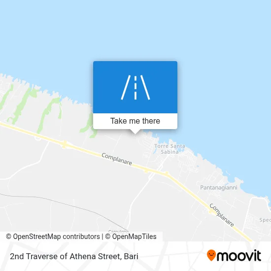 2nd Traverse of Athena Street map