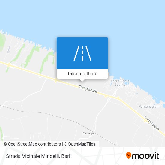 Strada Vicinale Mindelli map