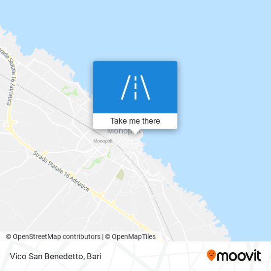 Vico San Benedetto map