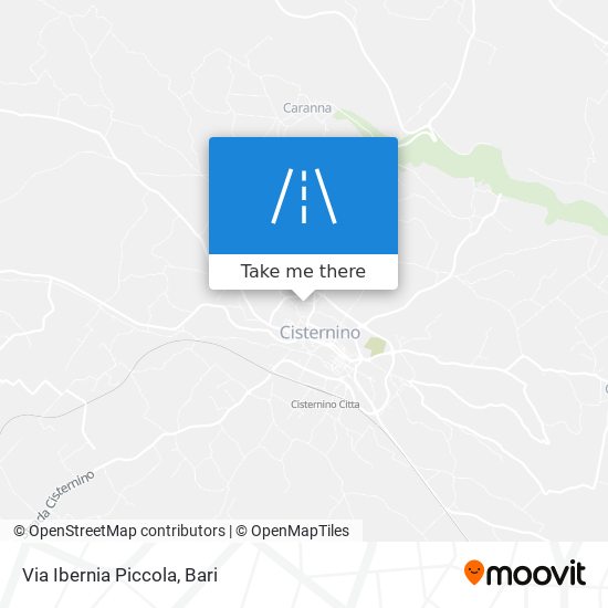 Via Ibernia Piccola map