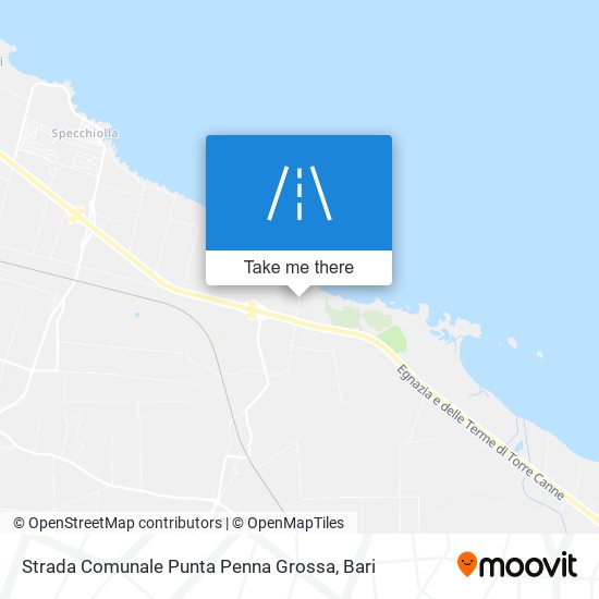 Strada Comunale Punta Penna Grossa map