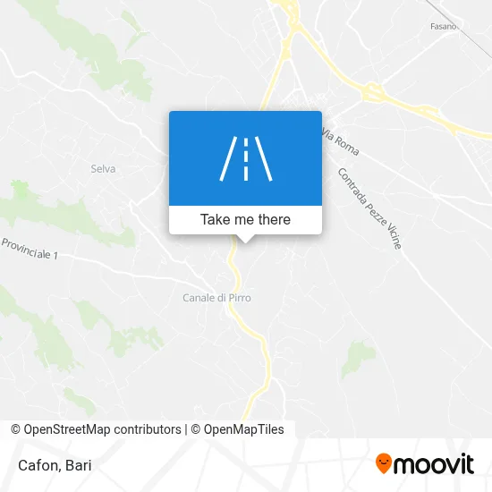 Cafon map