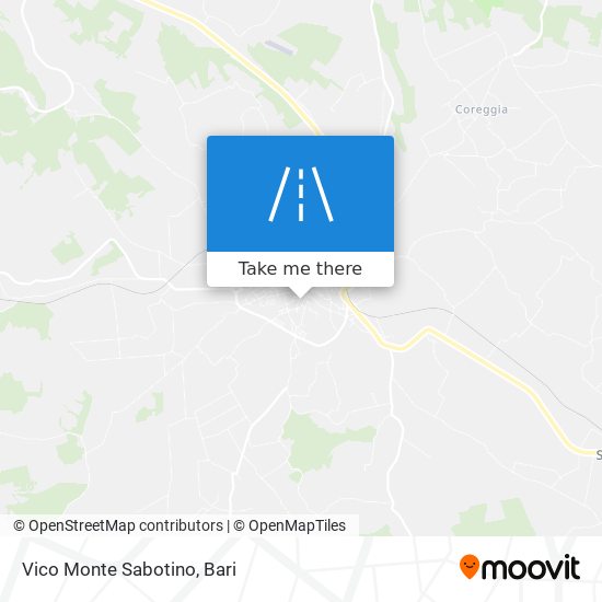 Vico Monte Sabotino map