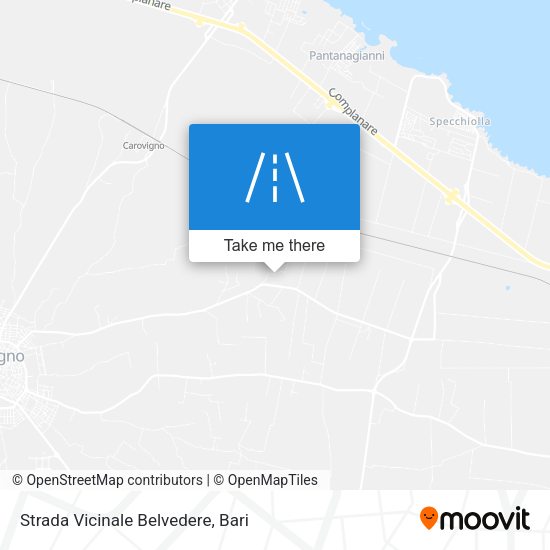Strada Vicinale Belvedere map