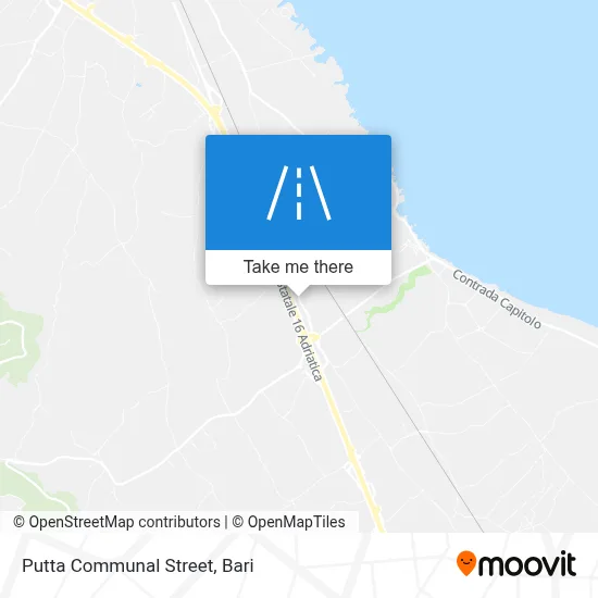 Putta Communal Street map