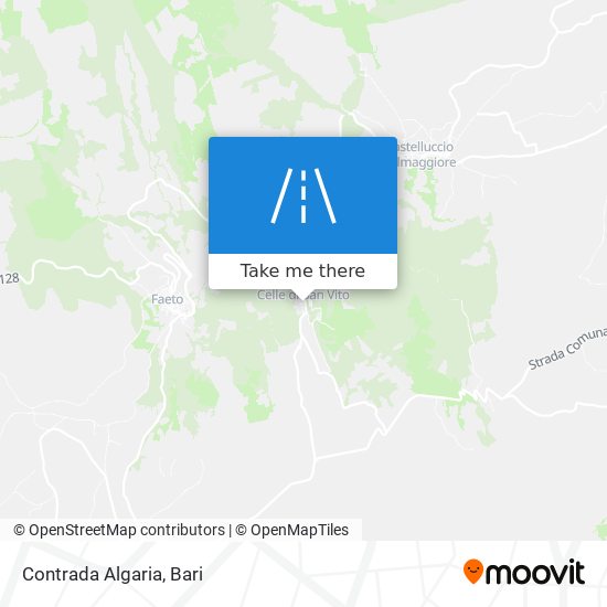 Contrada Algaria map