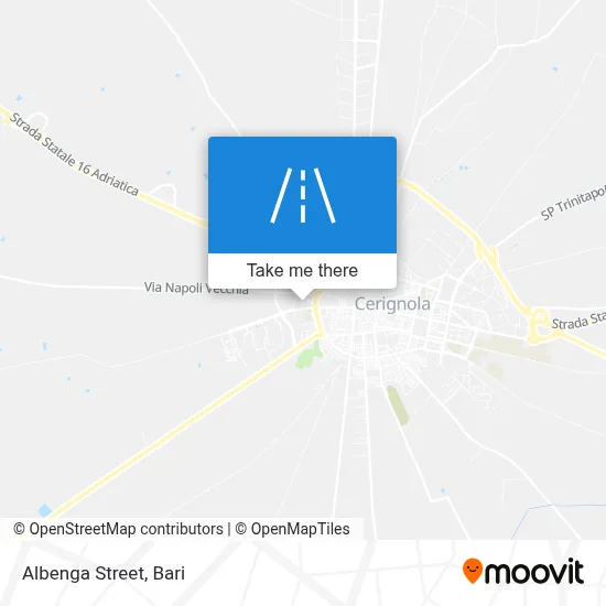 Albenga Street map