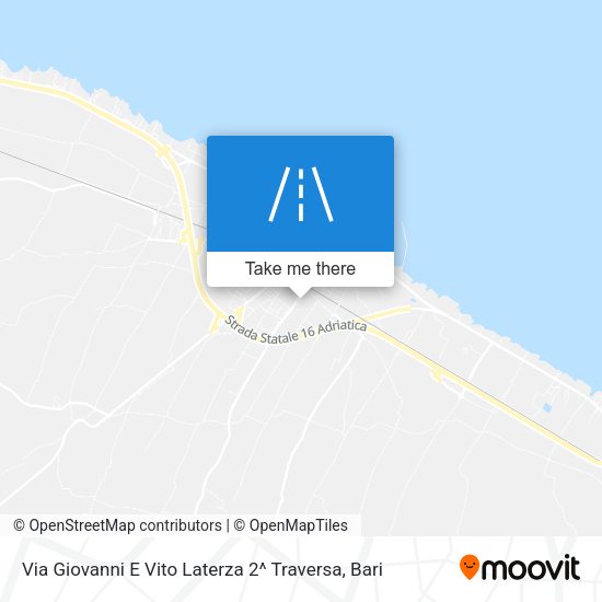 Via Giovanni E Vito Laterza 2^ Traversa map